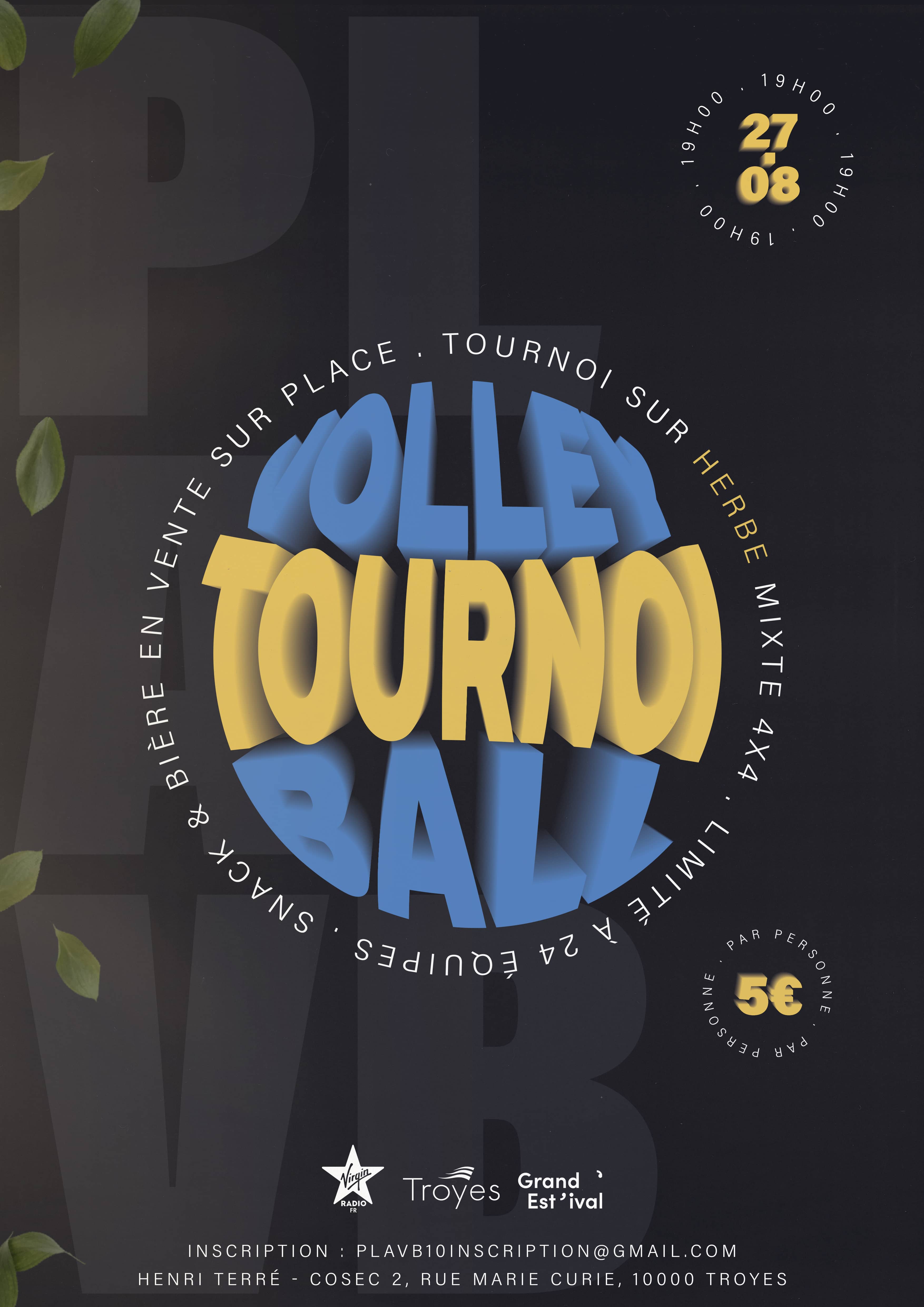 affiche tournoi